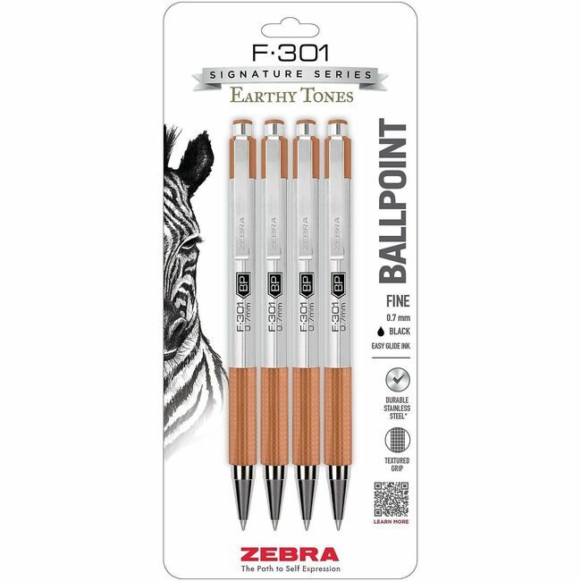 Zebra Pen Corporation F301 RT BP 0.7 Terrctta ZEB27294