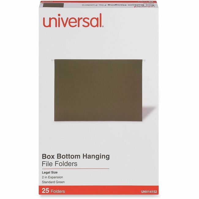 Universal Office Products Folder Hang BX2"EXP Lglgn UNV14152