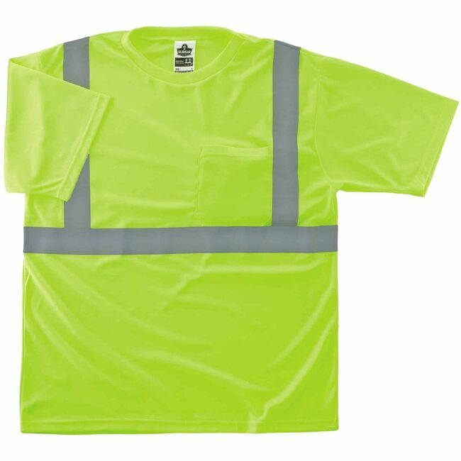 Ergodyne Shirt Work Recycled Lime XS EGO21531