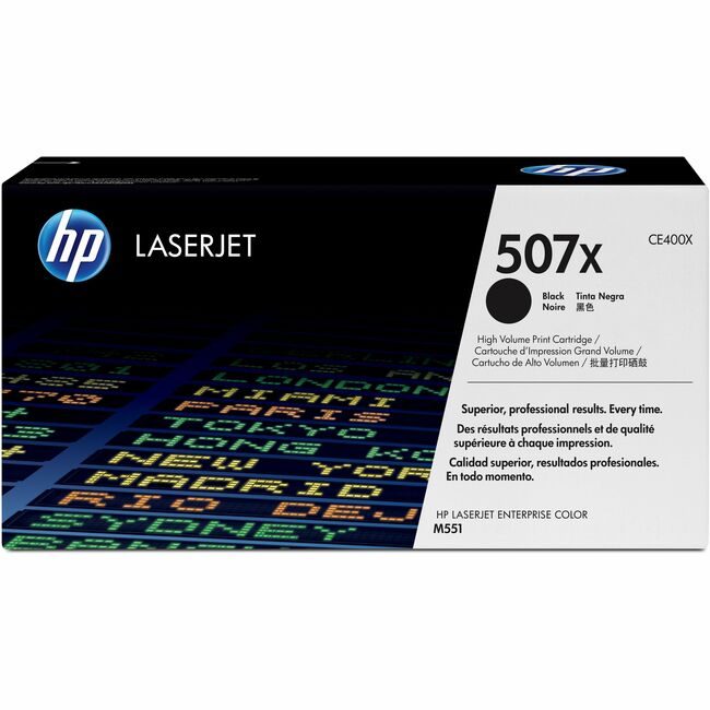 HP Inc. / Hewlett-Packard Crtdg Toner 507X Black HEWCE400X