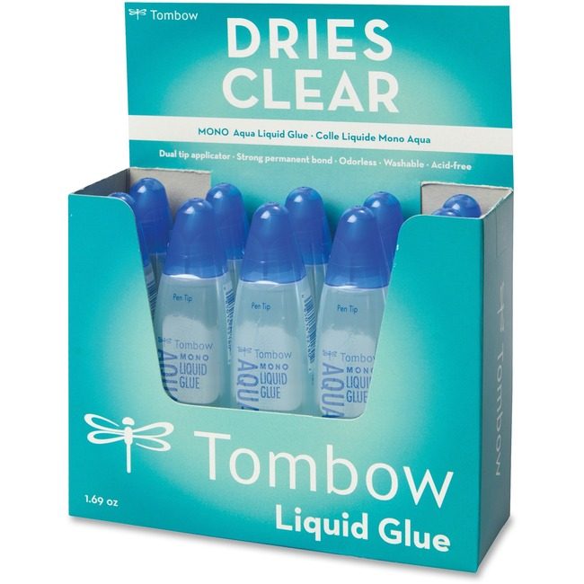 Tombow USA Glue Liquid Twintip Mono Aq TOM52180