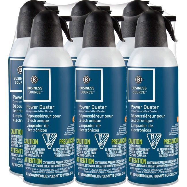 Business Source Duster Canned Air 6PACK BSN24306