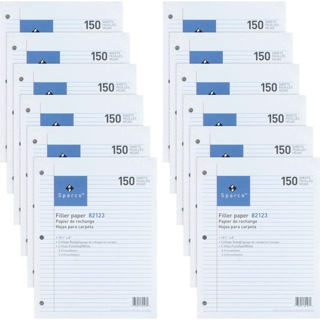 Sparco Paper Filler Clg 10.5X8 150 SPR82123BD