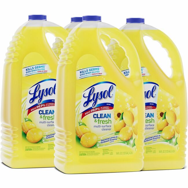 Reckitt Lysol / Resolve / Air Wick / Easy-Off / product-specific Cleaner Multi Lemon 144OZ RAC77617CT