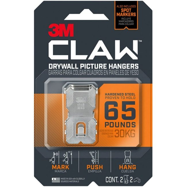 3M Company Drywall Picture Hanger 65LB MMM3PH65M2ES