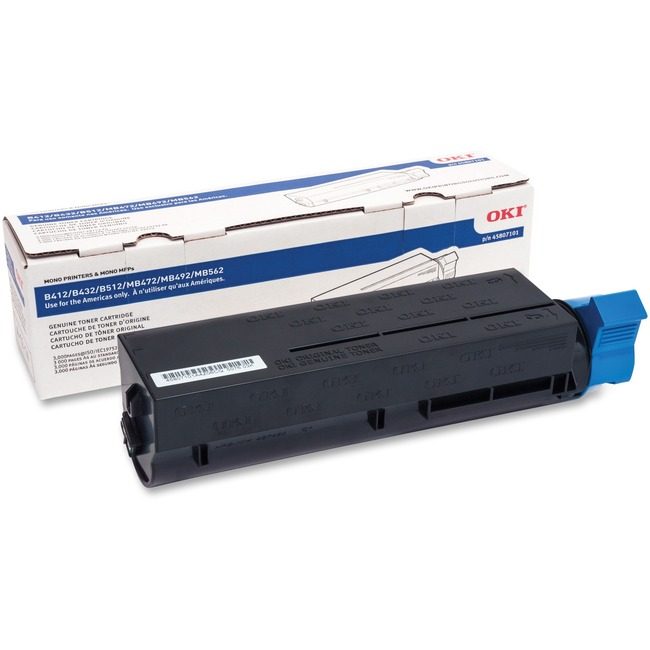 OKI Data Crtdg Toner B412/512 Black 3K OKI45807101