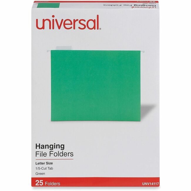Universal Office Products Folder Hang Letter 25/BX Brg UNV14117