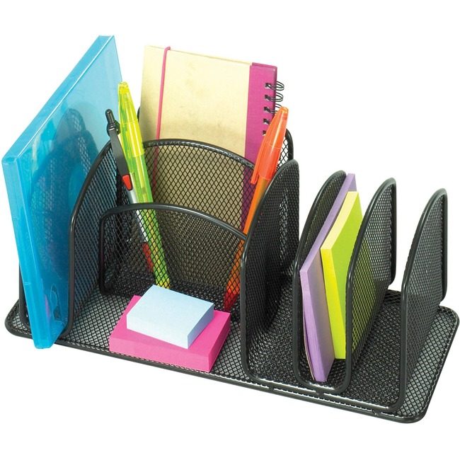 Safco Products Organizer Mesh Desk Dlx SAF3251BL