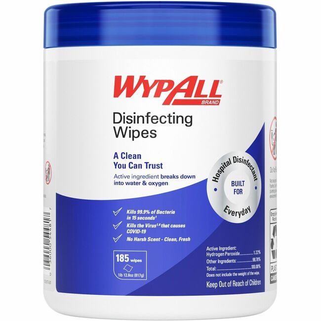 Kimberly-Clark Professional Kleenex / Scott / WypAll / Kimtech Wipe Canister White Cs 3 KCC54481