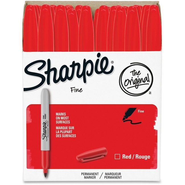 Sharpie / Expo / Prismacolor / Sanford Newell Brands / Sanford Sharpie / Expo / Prismacolor / Marker Fine Red 36 Count SAN1920937