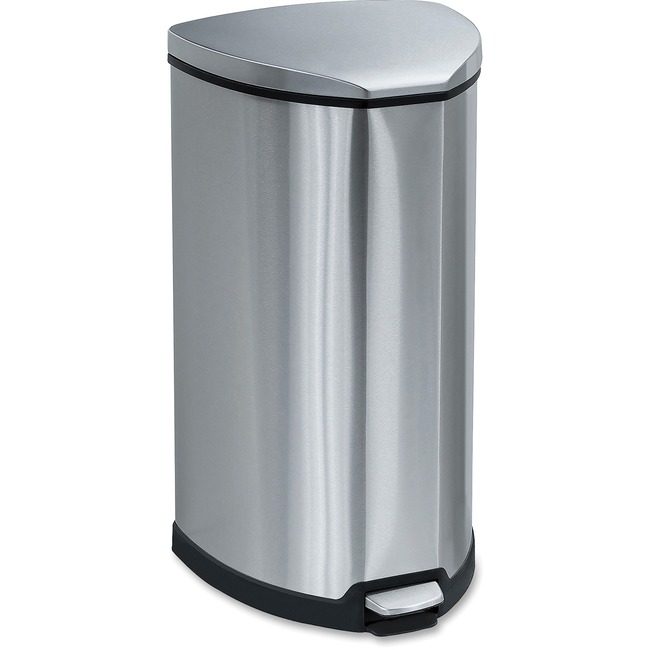 Safco Products Receptacle Step-On 10GAL SAF9687SS
