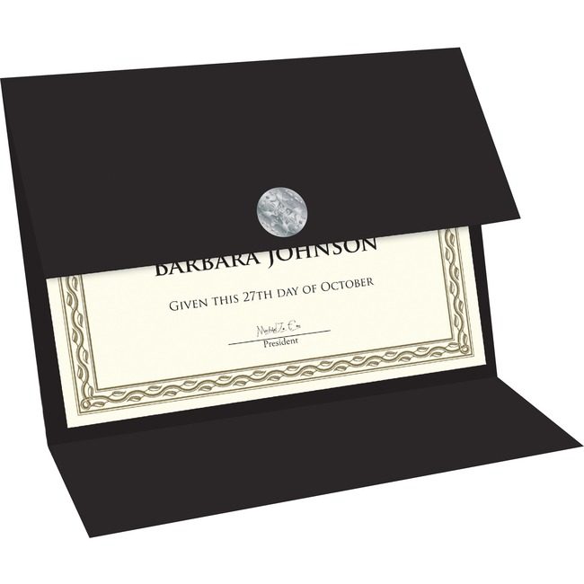Geographics Holder Certificte Dblfld Black GEO47838
