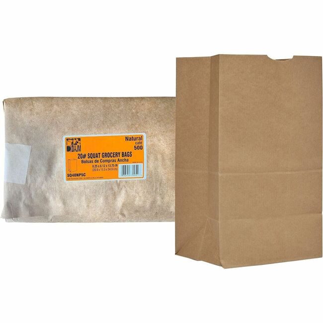 AJM Packaging Corporation BAG PAPER 20# SQUAT AJMSQ40NP5CES