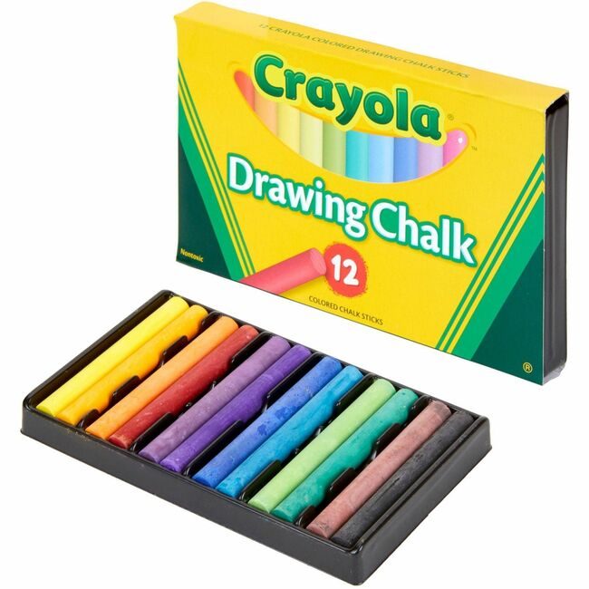 Crayola LLC Chalk Drawing 12/ST Assorted CYO510403