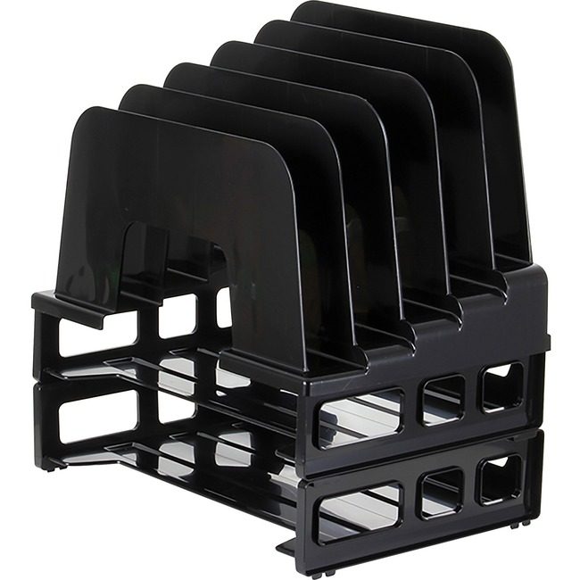 Officemate Sorter INCLINE W/2 TRAYS Black OIC22112