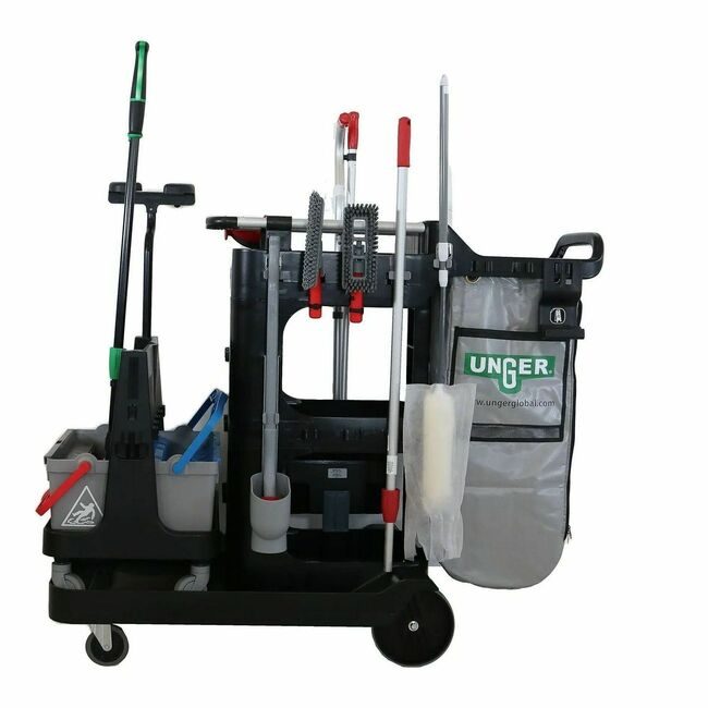 Unger Professional Cart Cleaning Restroom UNGRRBK1