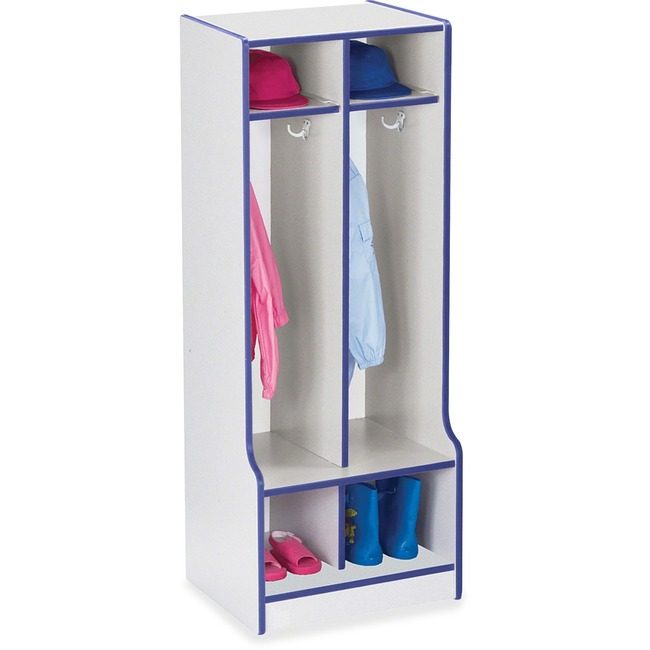 Jonti-Craft, Inc. Locker Coat 2 SEC W/Step Be JNT4682JCWW003