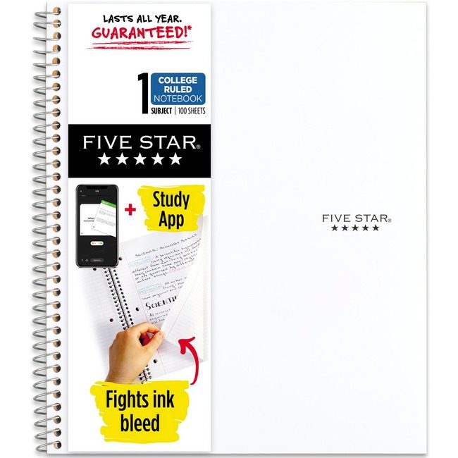 ACCO Brands Mead / Five Star Ntebk 5STAR Wire 1SUB 8.5X11 MEA72456