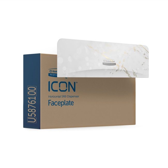 Kimberly-Clark Professional Kleenex / Scott / WypAll / Kimtech Faceplate Dispenser Bt 2 HRZ Cy KCC58822