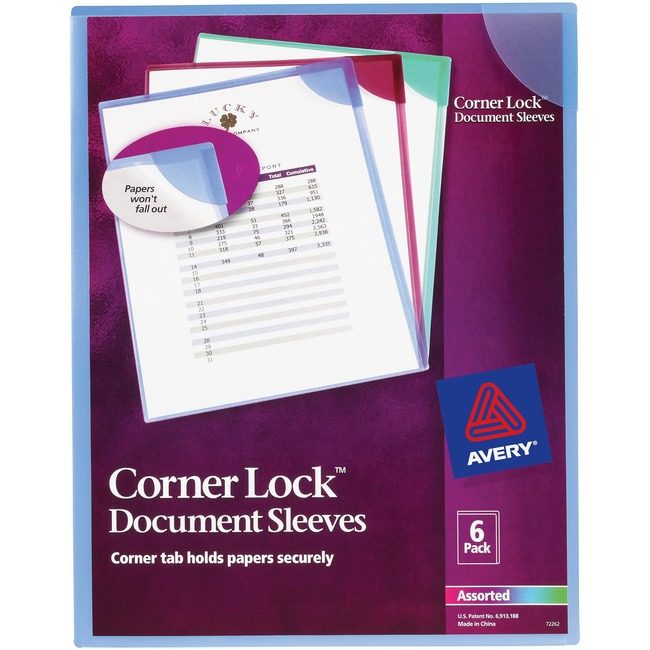 Avery Products Corporation Sleeve Report Document AVE72262
