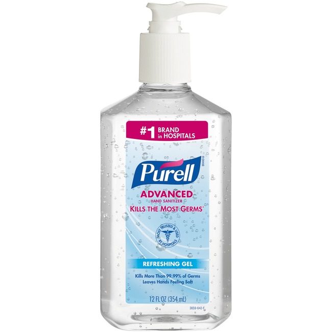 GOJO Industries Sanitizer Btl Pump 12OZ GOJ365912