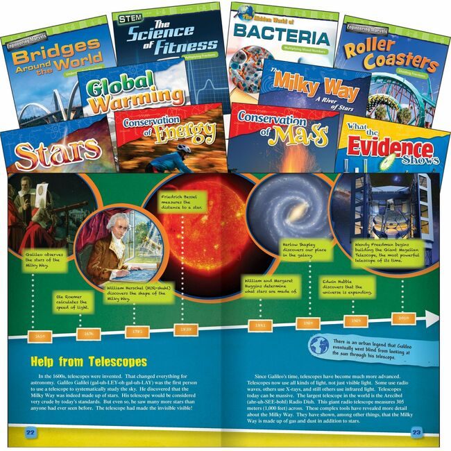 Teacher Created Materials / Shell Education Set Book Stem GR-5 10-BOOKS SHL100582