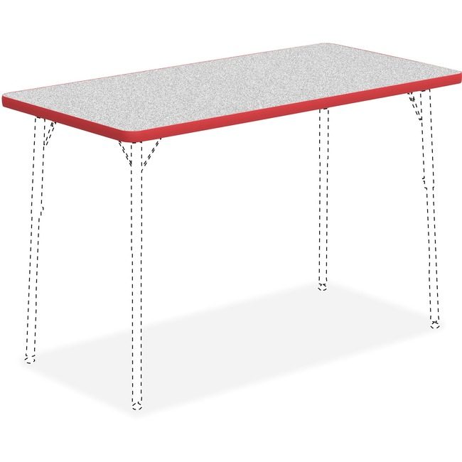 Lorell Tabletop Actty 24X48 Gy/Rd LLR99917