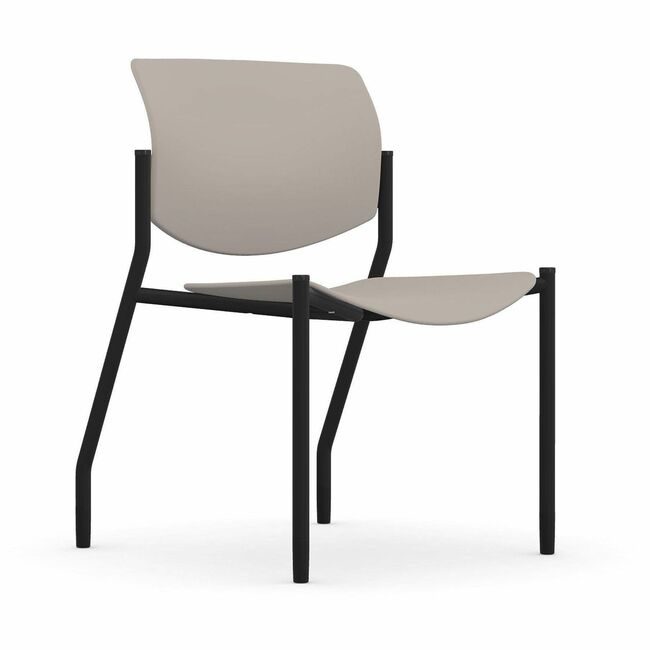 9to5 Seating Chair Stack Armless Black Legs NTF1210A00BFP19