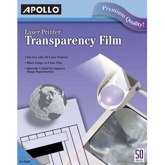 ACCO Brands Corporation Quartet Transparency Lsr Prnt Clear APOCG7060
