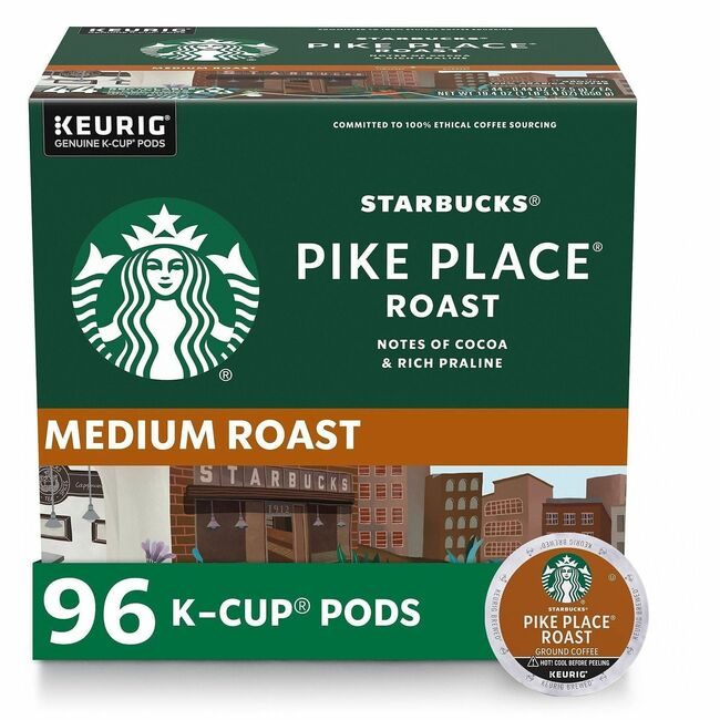 Seattle's Best Coffee Starbucks Coffee Company Seattle's Best Kcup Pikeplace 24 Count SBK12434812CT