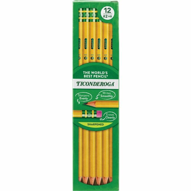 Dixon / Ticonderoga Dixon Ticonderoga Company / Pencil Wood #2HB Preshrpnd DIX13806