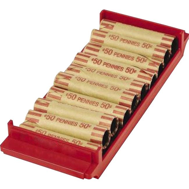 Controltek Tray Coin Stk Red Plastic CNK560560