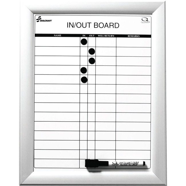 Varies / verify SKU SKU-LEVEL VERIFICATION REQUIRED Board Dryerase In/Out 11X14 NSN4845261