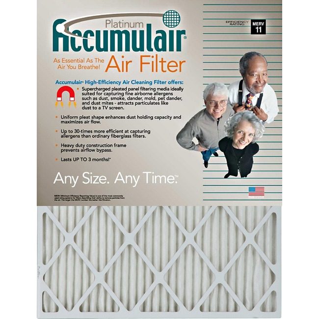 AirFilters.com Accumulair Filter Platinm 19.88X21.5X1 FLNFA1988X215A4