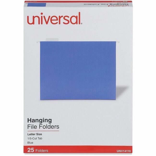 Universal Office Products Folder Hang Letter 25/BX Be UNV14116