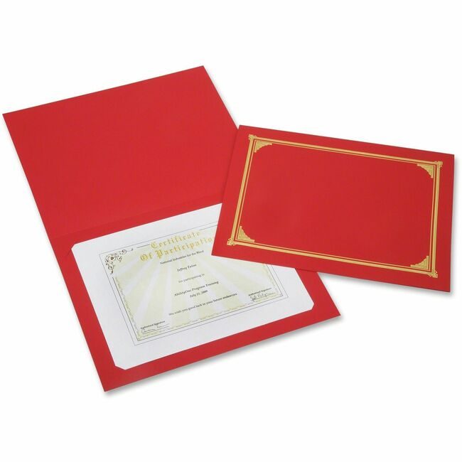 Varies / verify SKU SKU-LEVEL VERIFICATION REQUIRED Holder Certificate Red/Gld NSN6272960