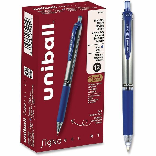 Mitsubishi Pencil Co. / uni-ball Pen Gel Blu 0.7 Dz UBC65941