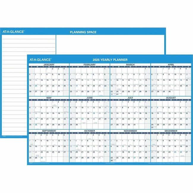ACCO Brands AT-A-GLANCE Planner Wall Horizntl 48X32 AAGPM300-28