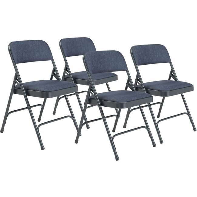 National Public Seating Chair Fold Fab Blu 2200SER NPS2204
