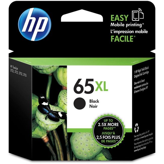 HP Inc. / Hewlett-Packard Crtdg Ij 65XL Black HEWN9K04AN