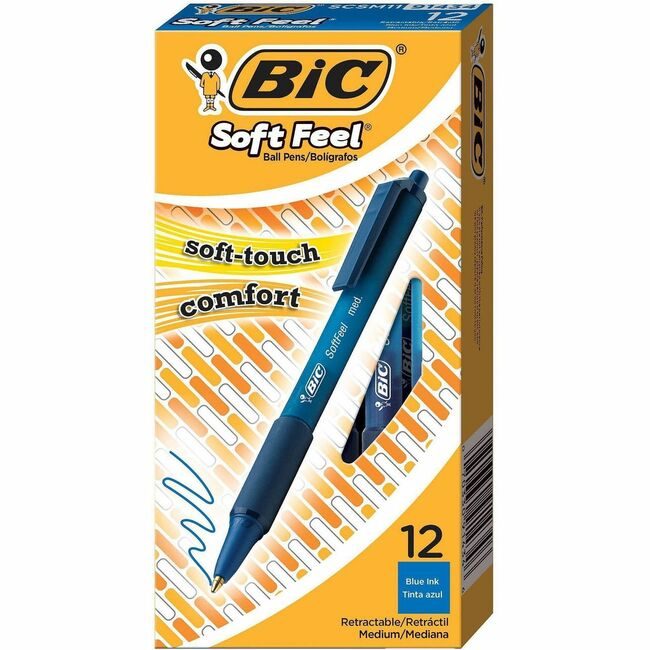 BIC Corporation Pen Softfeel Bp Rt Medium Be BICSCSM11BE