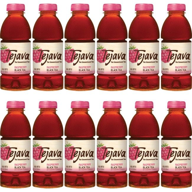 Crystal Geyser Water Company Tejava Tea Bottle Rasp 16.9OZ CWG40160PL