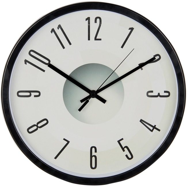 Victory Light, Ltd. Clock Silent 12" Black VLUTC15071FE