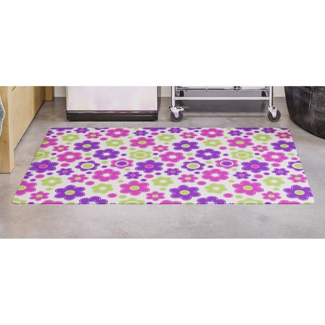 Deflecto Mat 35X49 Lazydaisies DEFCM3540LD