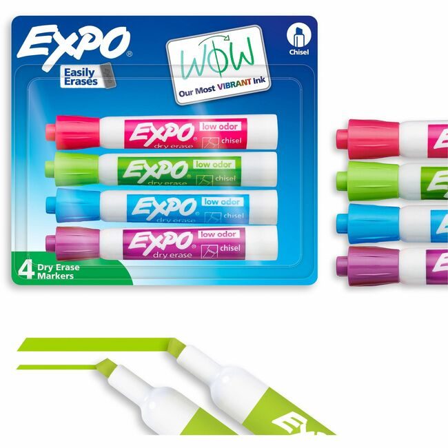 Sharpie / Expo / Prismacolor / Sanford Newell Brands / Sanford Sharpie / Expo / Prismacolor / Marker Lowod Chl Assorted 4 Pack SAN81029A