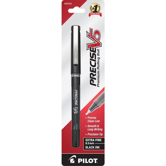 Pilot Corporation of America Pen Rollball Prcse PV5 Black PIL35343