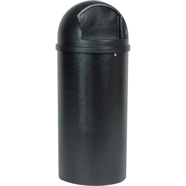 Rubbermaid Commercial Products Container Trsh Mrshl 25G Black RCP817088BK