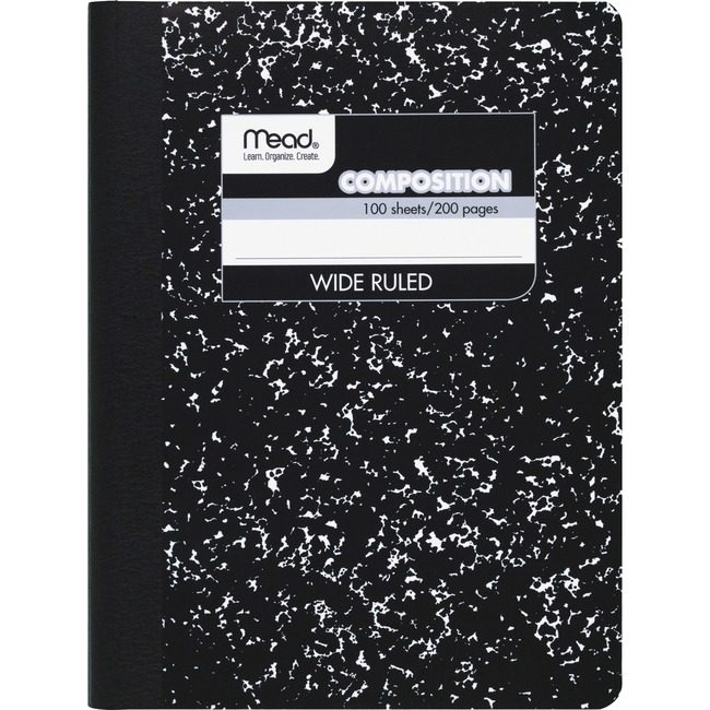 ACCO Brands Mead / Five Star Book Composition Blk Marble MEA09910