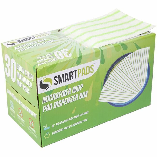 Hospeco Brands Group Monarch Mop Microfiber 18X5 Grnstrp MONM901RMPGR