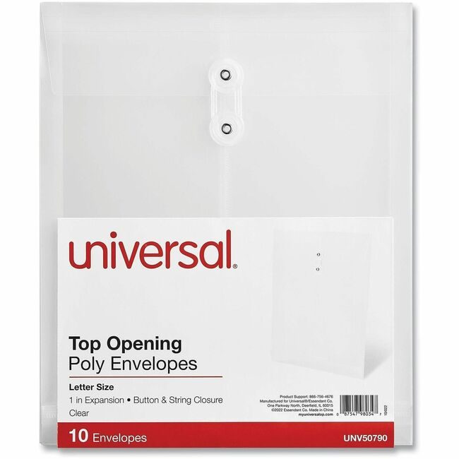 Universal Office Products Envelope Ply Top Open 10P UNV50790